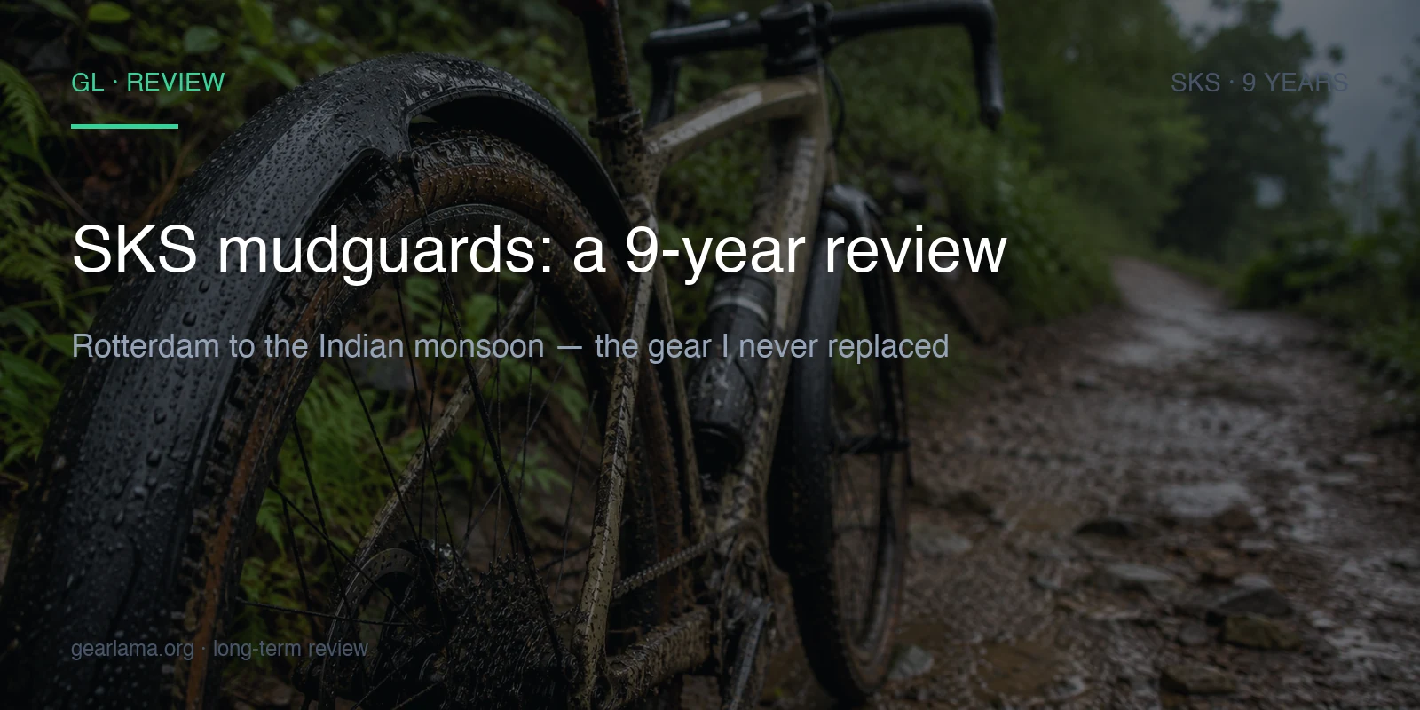 SKS mudguards review: 9 years, two countries, every monsoon
